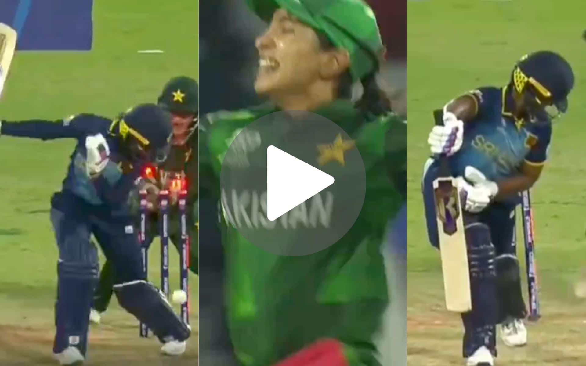 [Watch] Veteran Pakistan Spinner Toys With Sri Lankan Batters In The Women's T20 WC 2024